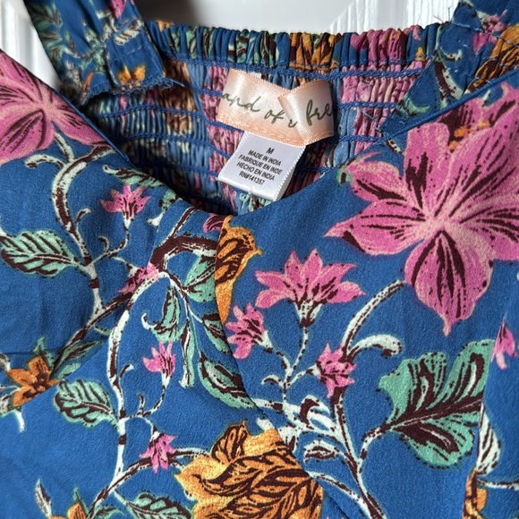 Land OF THE FREE multicolored Floral Dress - Picture 4 of 4